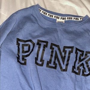 (PINK) blue sweater
